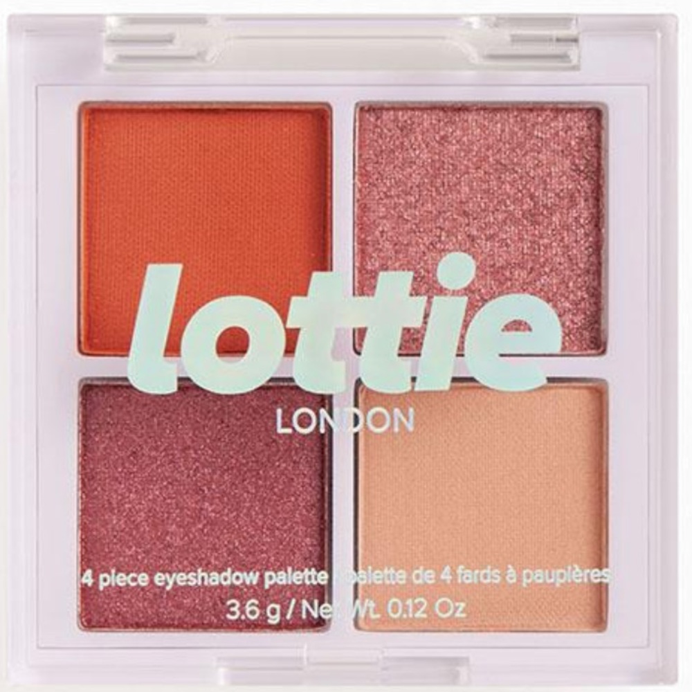 Lottie London Eyeshadow Quad in The Rusts